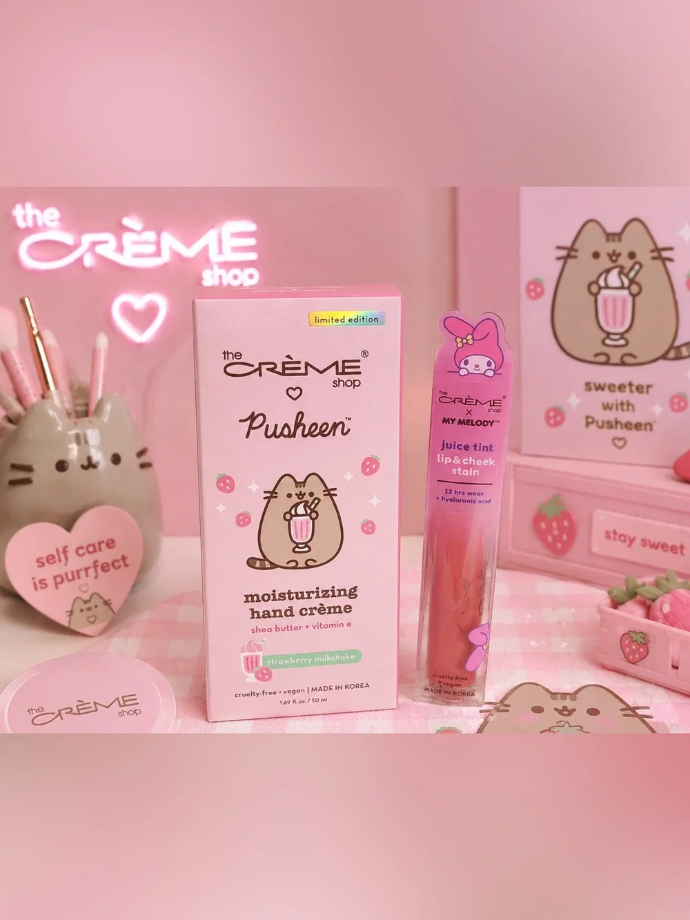 The Crème Shop x Pusheen Moisturizing Hand Crème - Pink